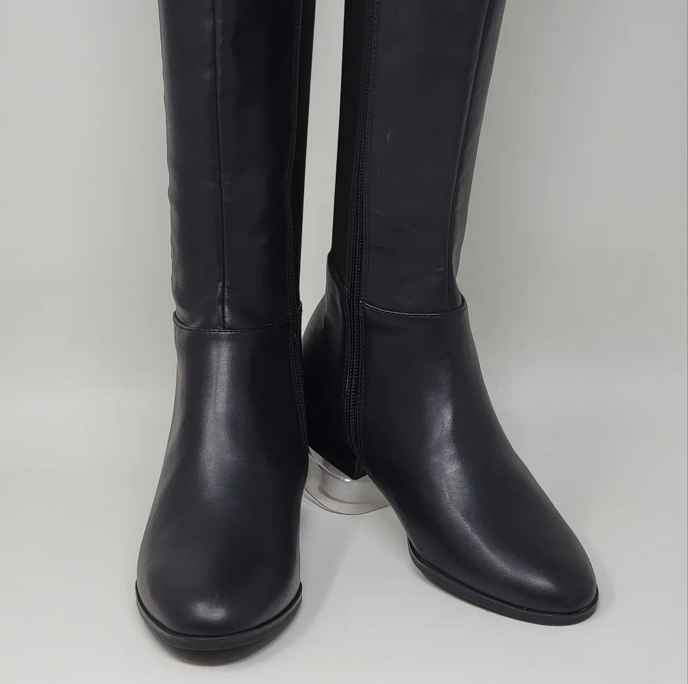 Michael Kors Women's Bromley Over The Knee Flat Riding Black Boot Size 5.5 New